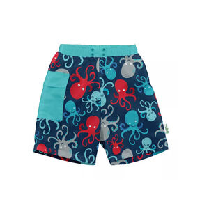 i play Baby Trunks with Built-In Reusable Absorbent Swim Blue Size 12 M
